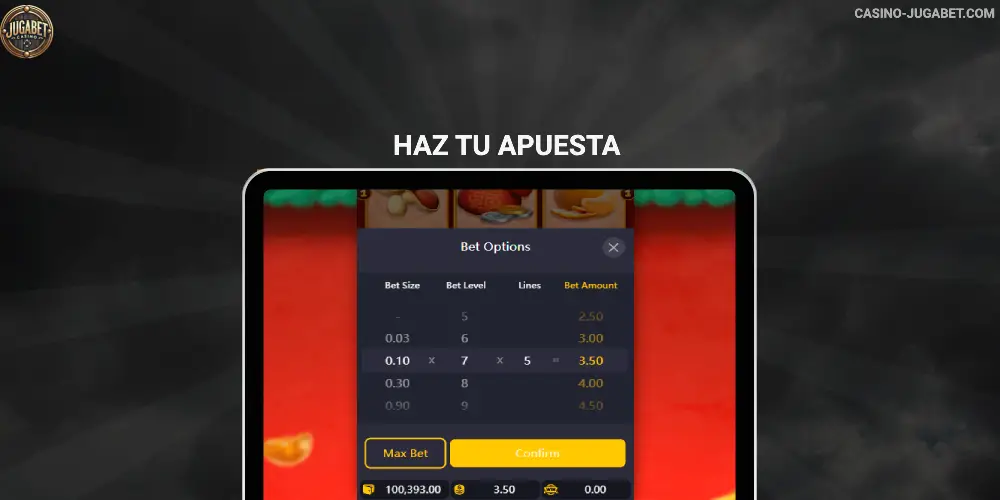 Haz tu apuesta Jugabet Casino
