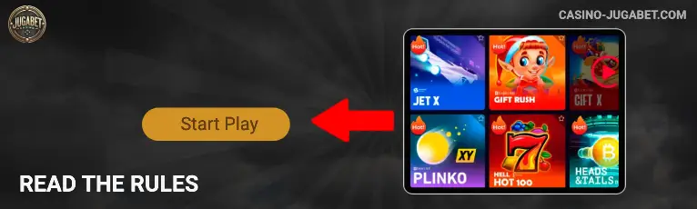 Read the rules Jugabet
